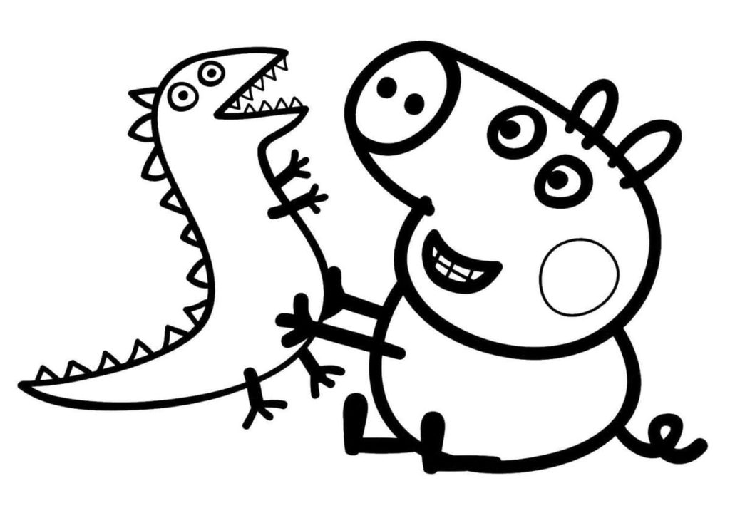 Dibujos de Peppa Pig para colorear. Imprimir gratis