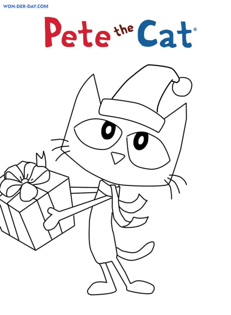 pete the cat coloring page – Coloring Pages