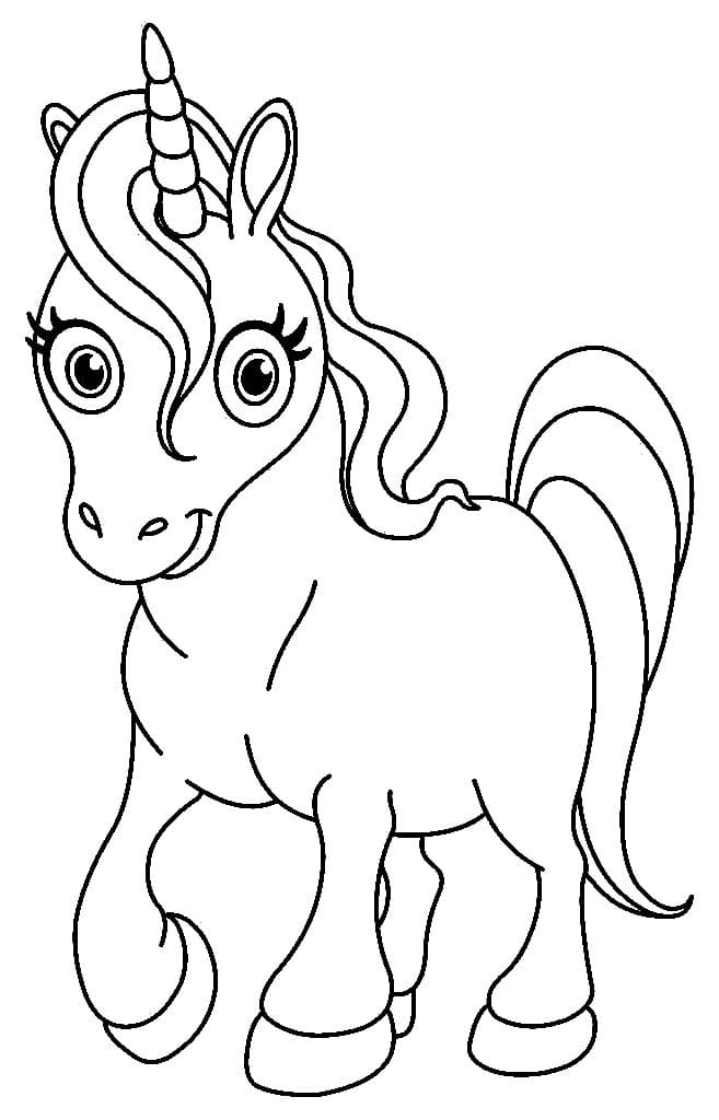 Disegni di Unicorno da colorare. Stampa gratuitamente