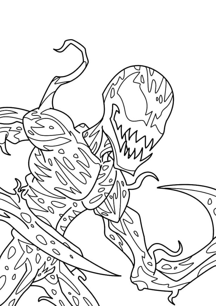 Desenhos de Venom para colorir. Imprimir para meninos