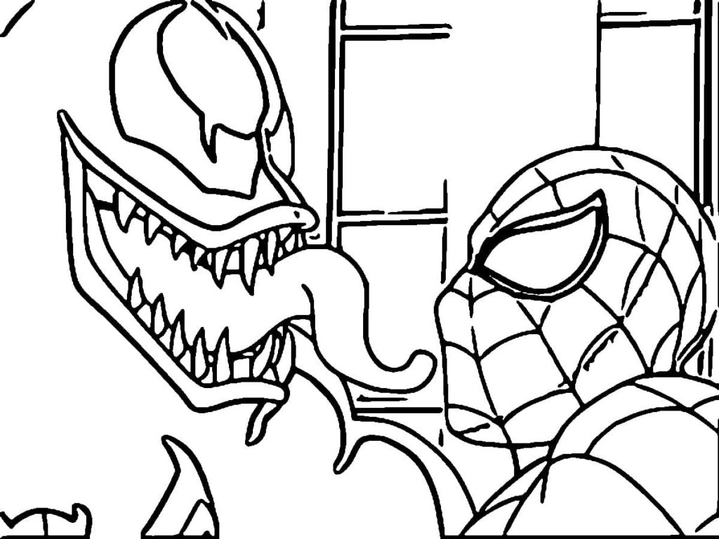 Venom Ausmalbilder. 80 Bilder zum Ausmalen