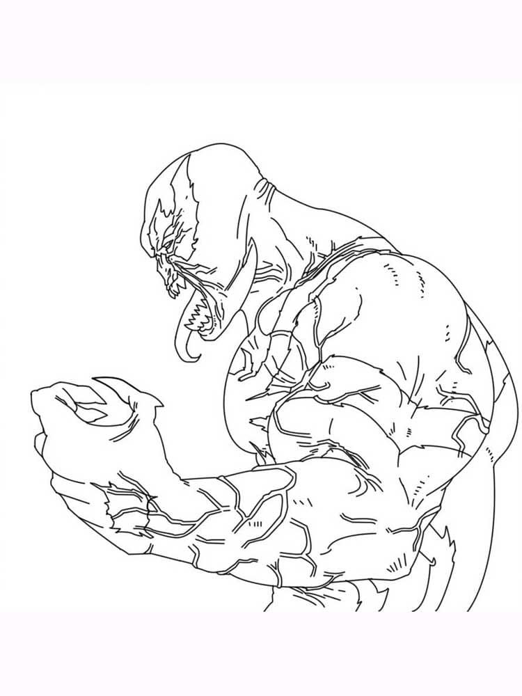 Dibujos de Venom para colorear. Imprimir para niños