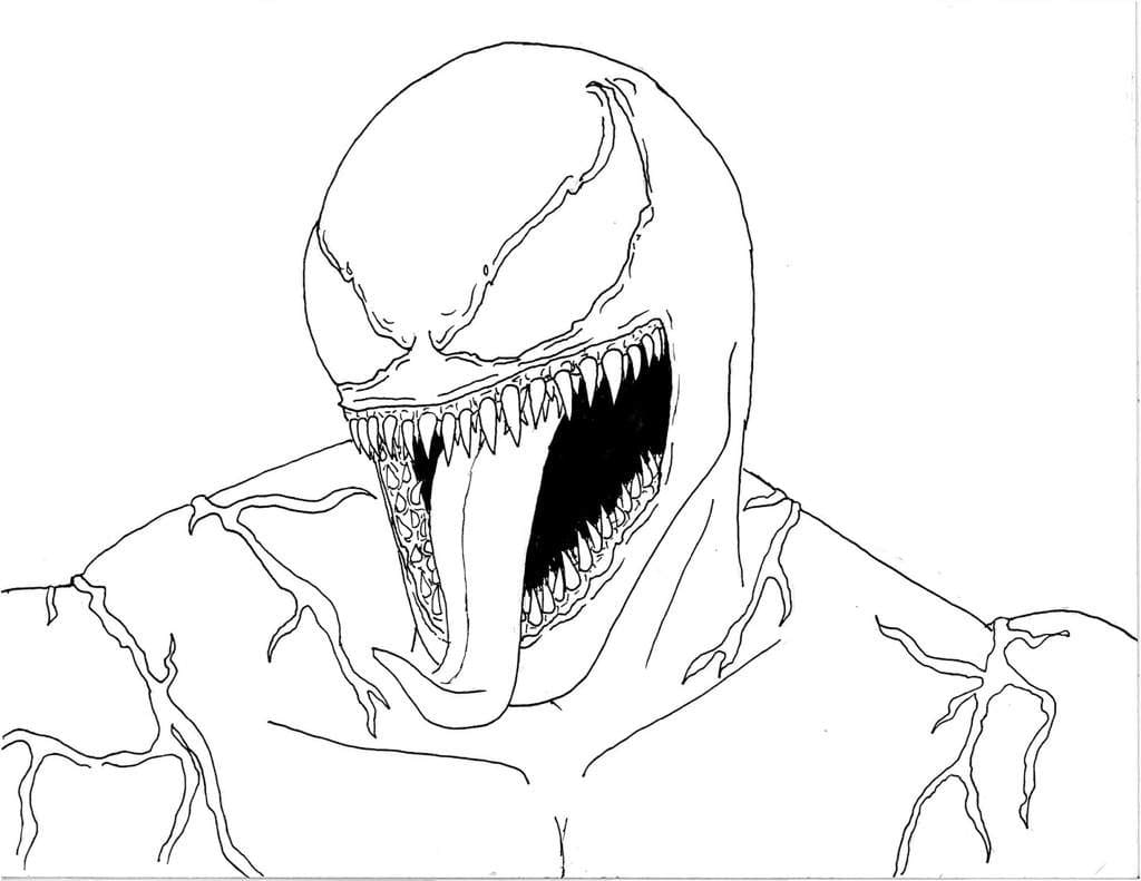 Venom coloring pages. Printable coloring pages for Boys