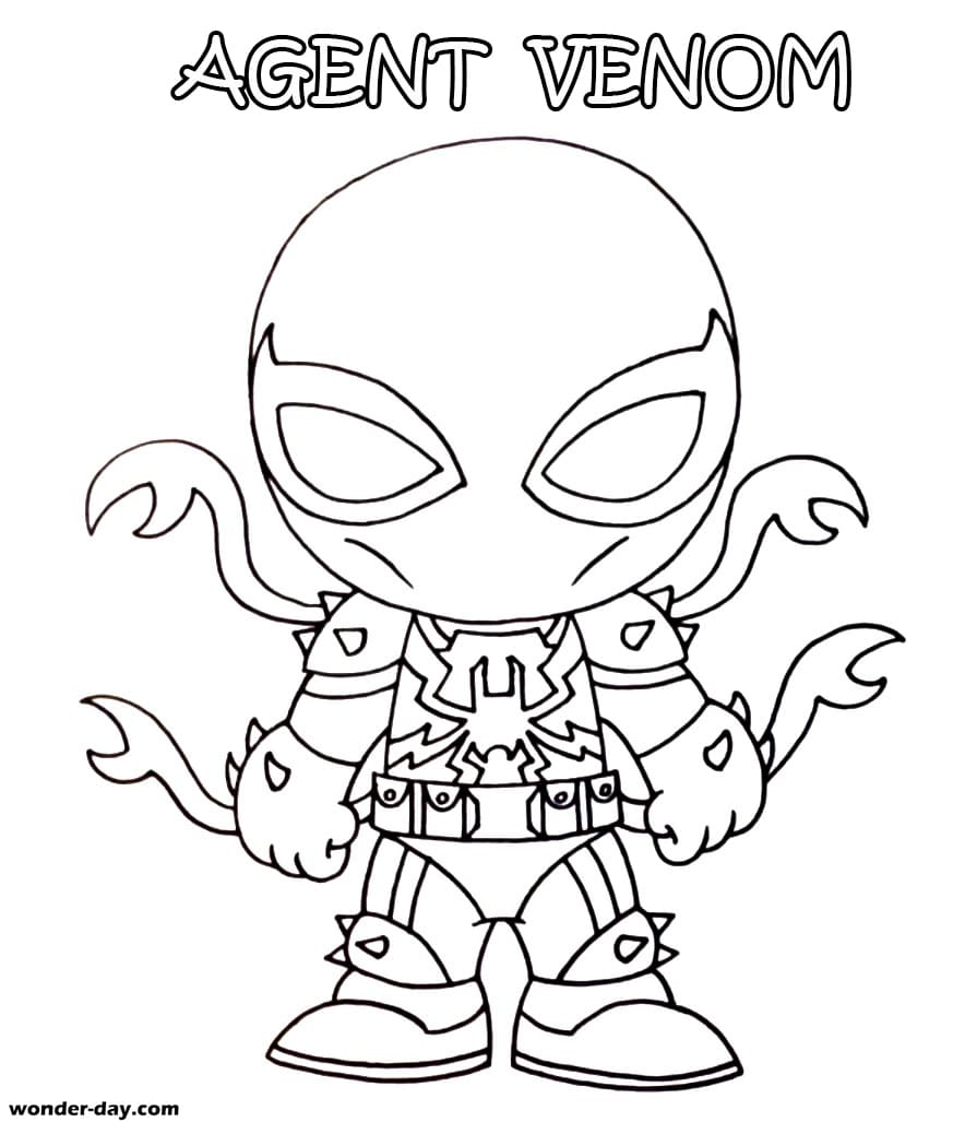 Featured image of post View 11 Cartoon Easy Venom Coloring Pages