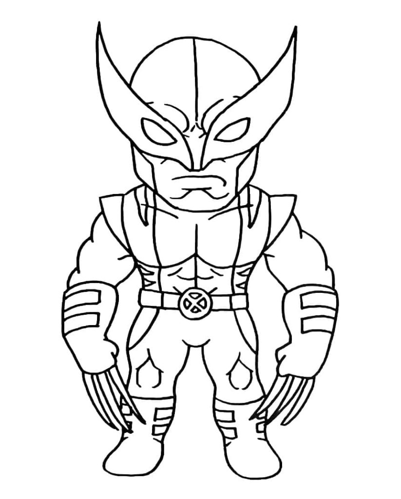 Disegni da stampare e colorare di Wolverine