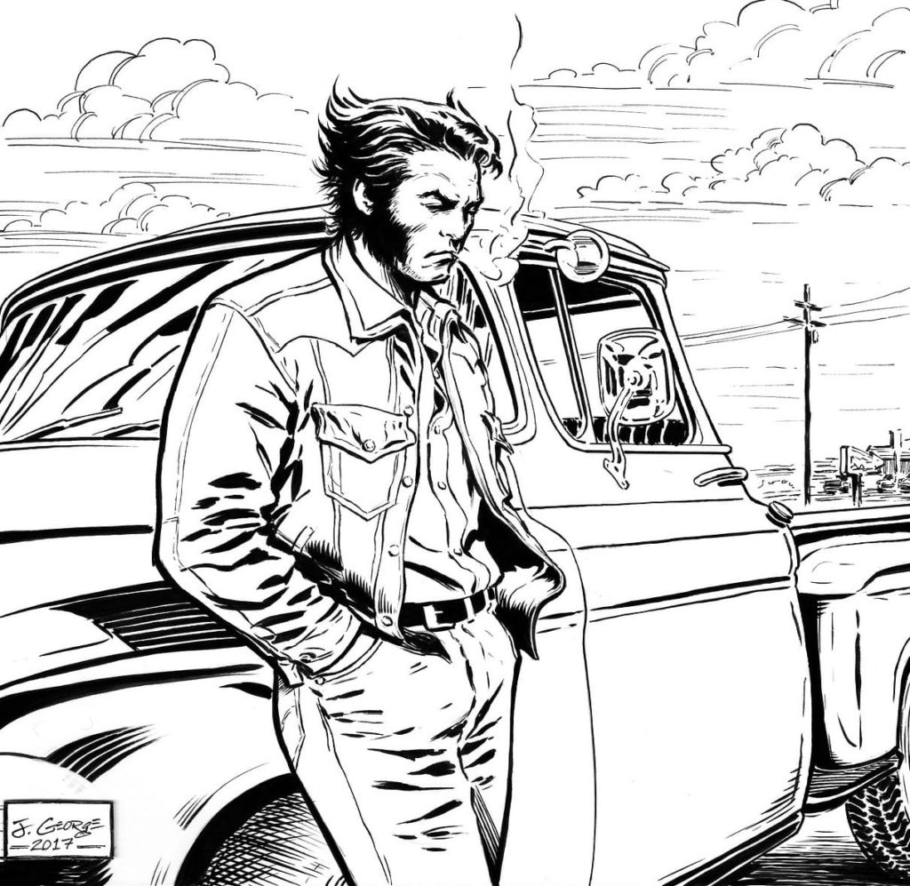 Wolverine coloring pages. Superhero coloring pages