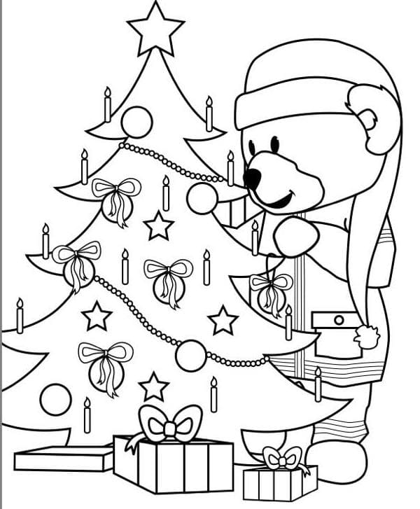 Coloriages Sapin de Noël. Coloriages gratuits pour les enfants