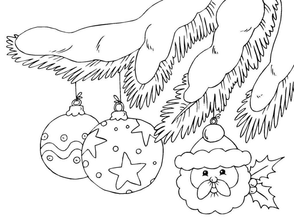 Coloriages Sapin de Noël. Coloriages gratuits pour les enfants