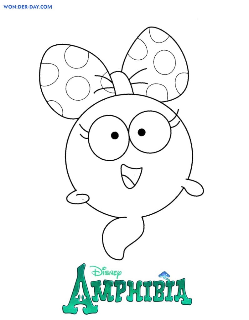 Desenhos de Disney Amphibia para colorir
