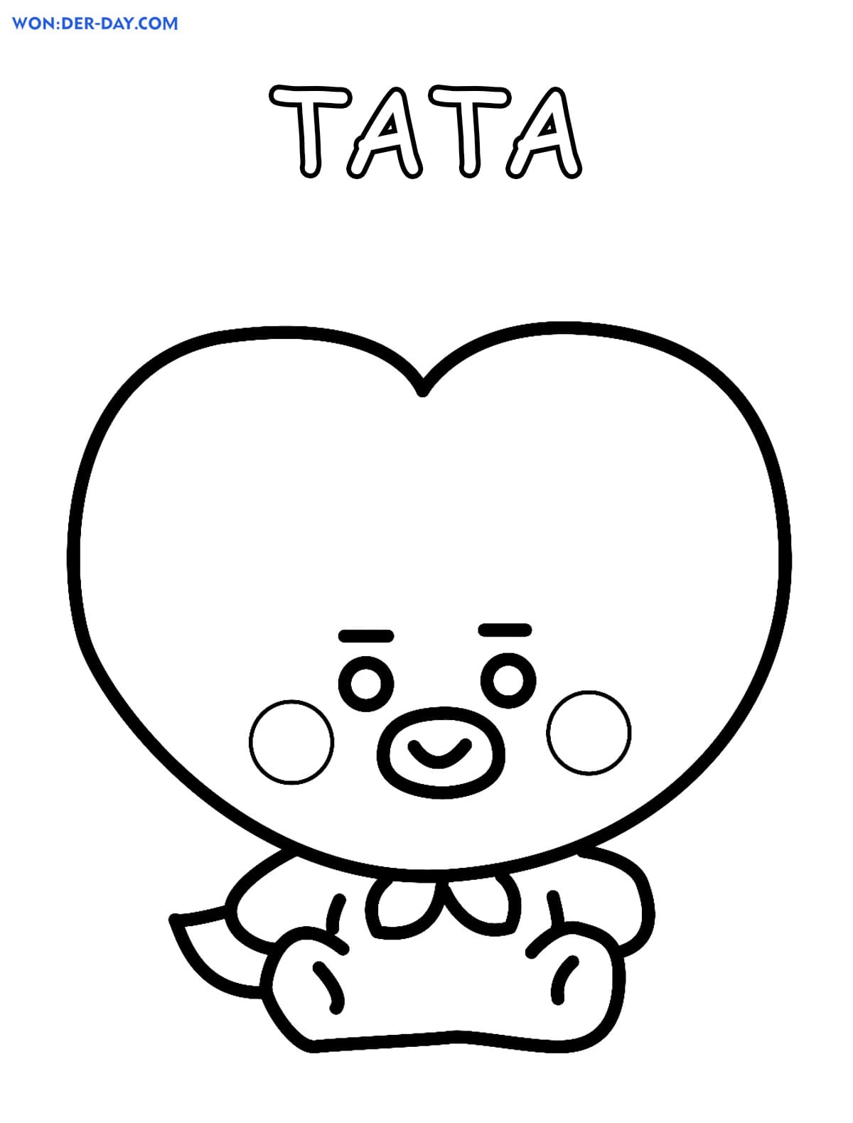 Free Bt21 Coloring Pages - 244+ File for Free