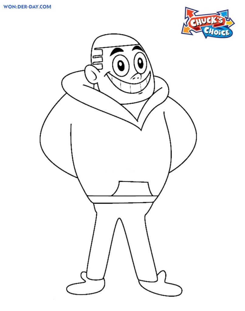 Chuck's Choice coloring pages