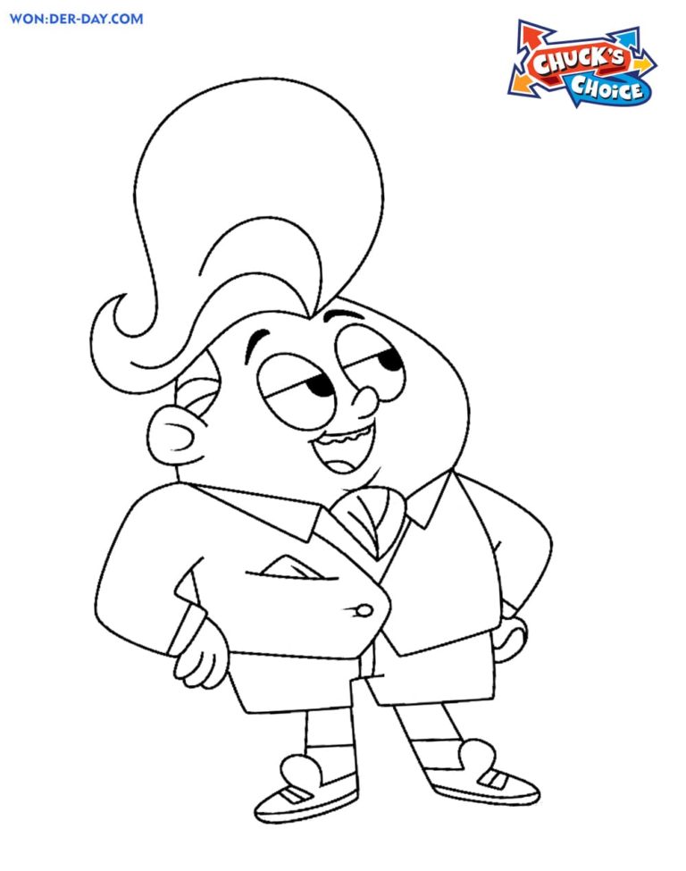 Chuck's Choice coloring pages . Print for Free WONDER DAY — Coloring