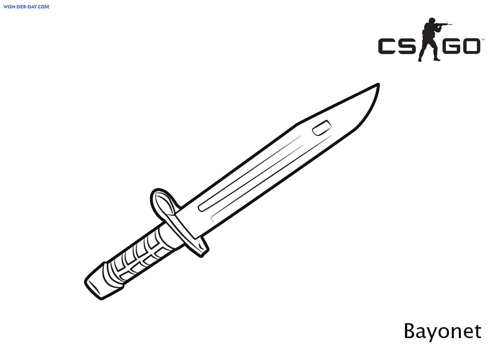 CS GO coloring pages