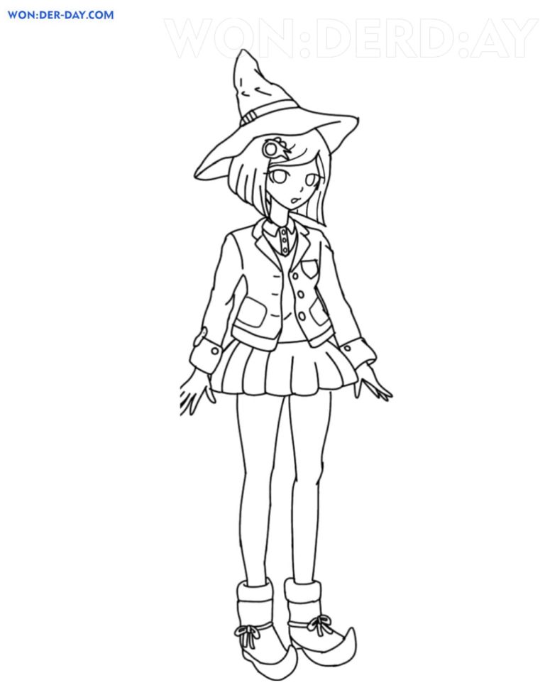 Раскраски Данганронпа. Распечатать в формате А4