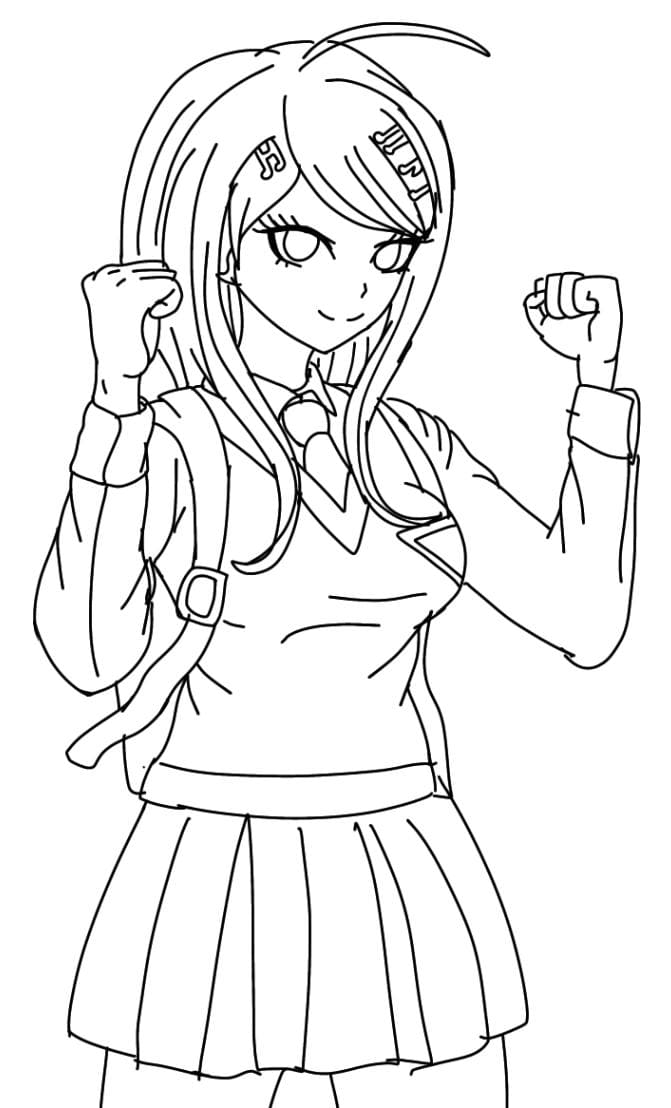 Dangan Ronpa Coloring Pages Coloring Pages