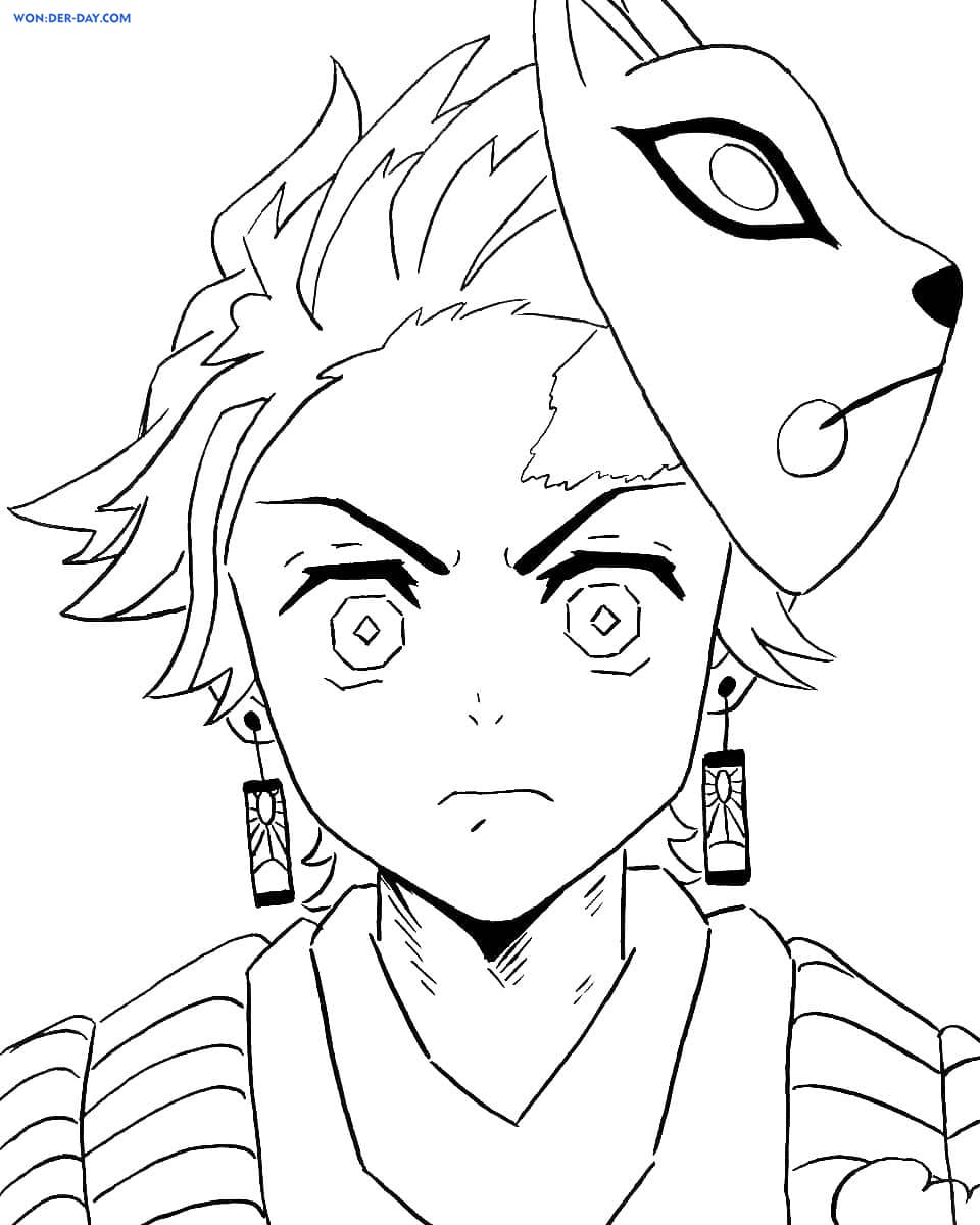 Anime Coloring Pages Demon Slayer Demon Slayer coloring pages