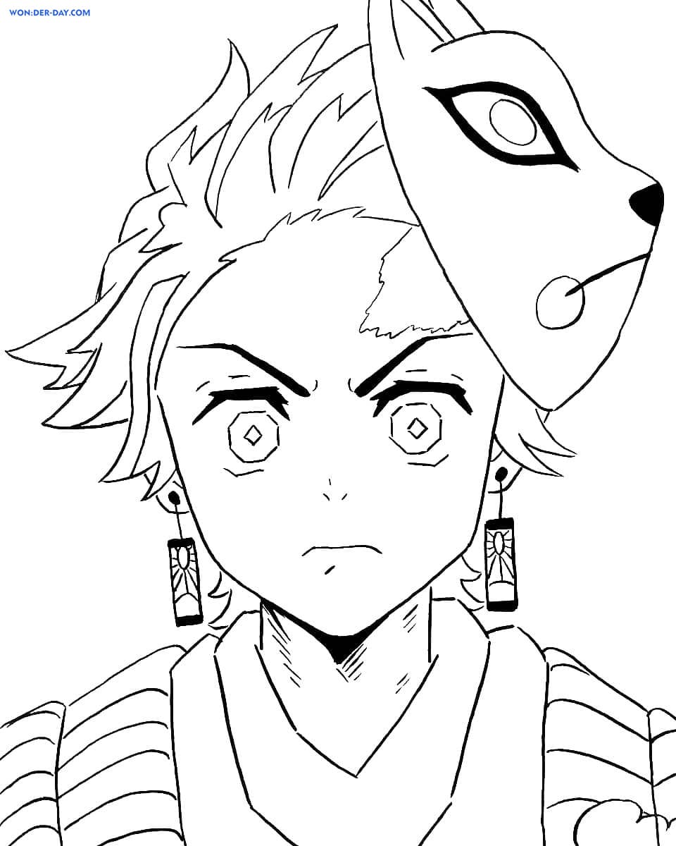 Anime Coloring Pages Demon Slayer : Demon Slayer coloring pages