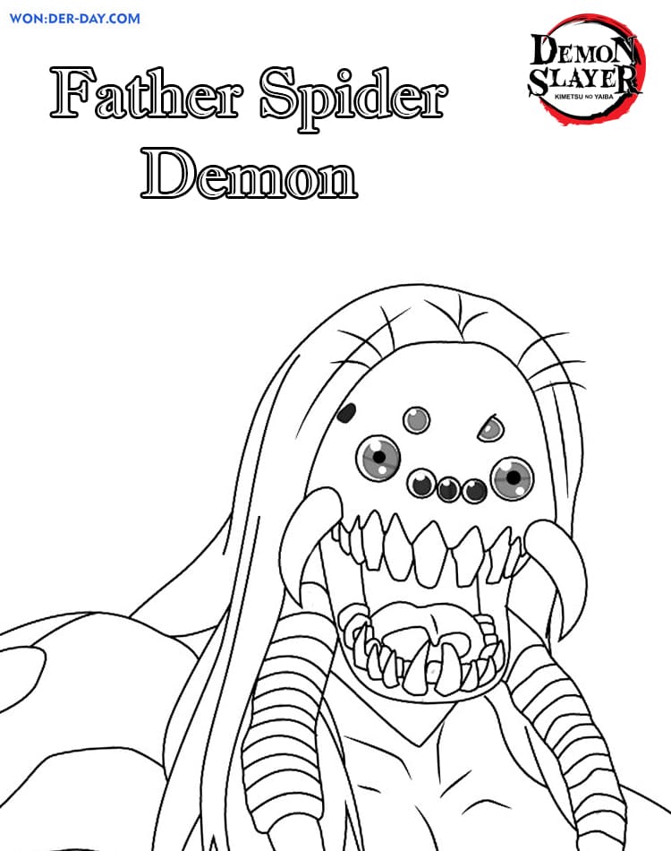 Dibujos de Demon Slayer: Kimetsu no Yaiba para colorear