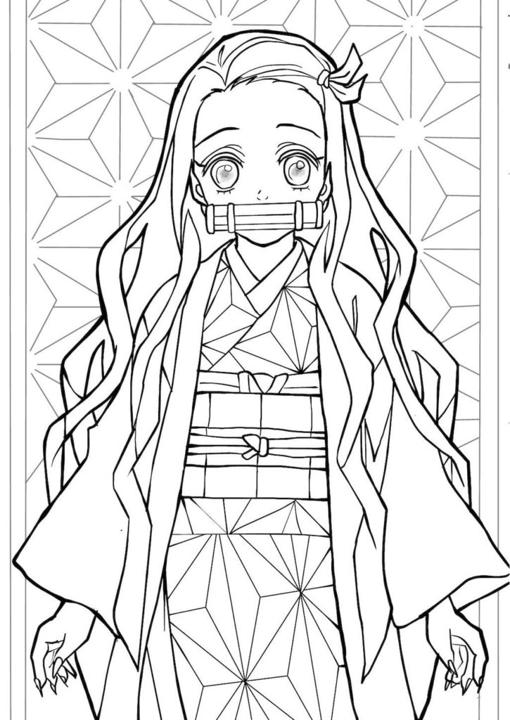 Demon Slayer coloring pages