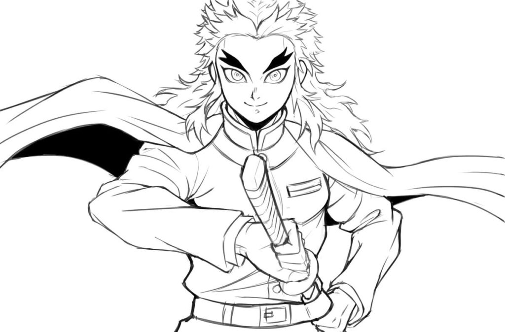 Dibujos de Demon Slayer: Kimetsu no Yaiba para colorear