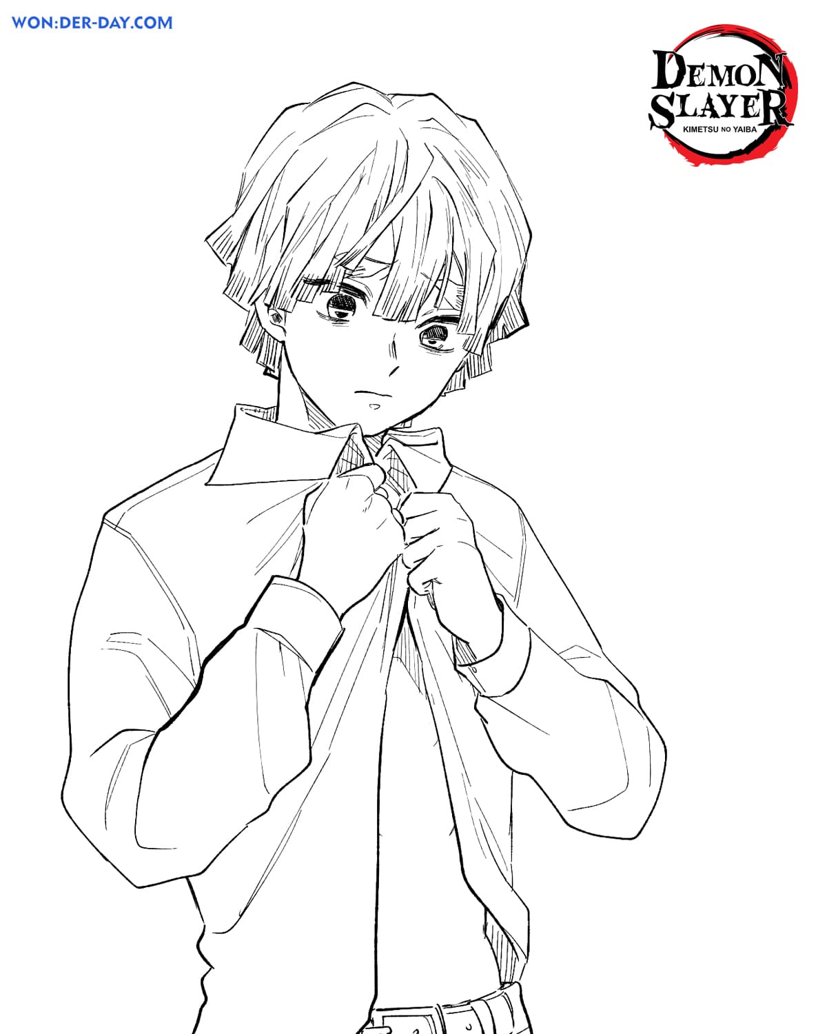 Demon Slayer Coloring Pages Printable Coloring Pages