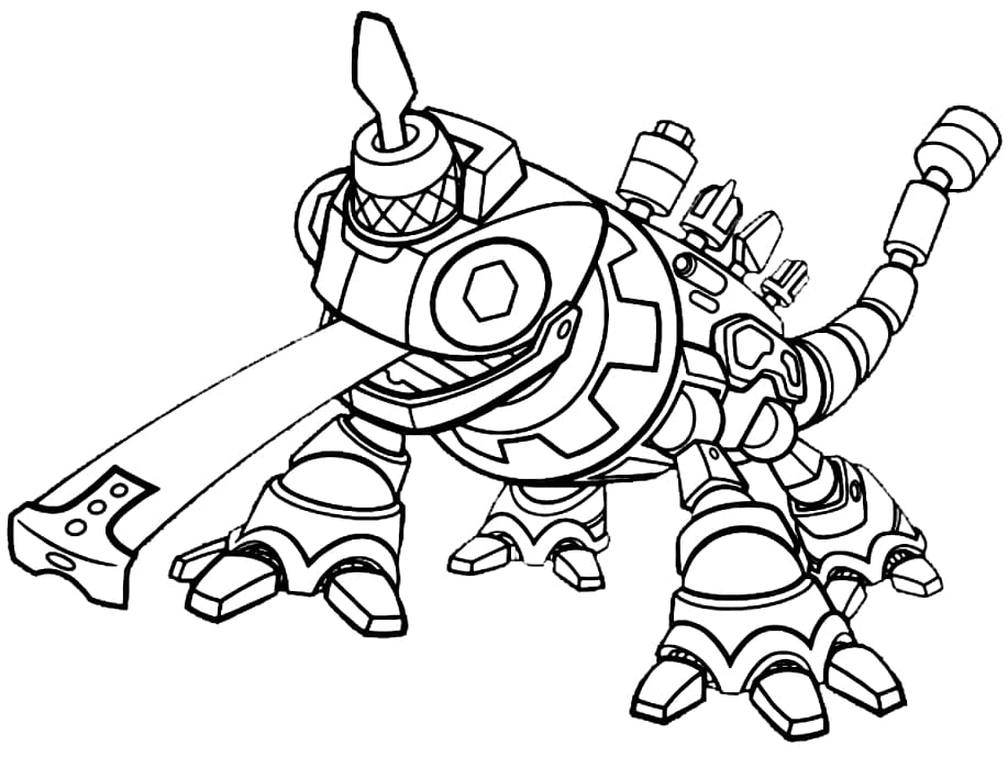 Dinotrux Coloring Pages