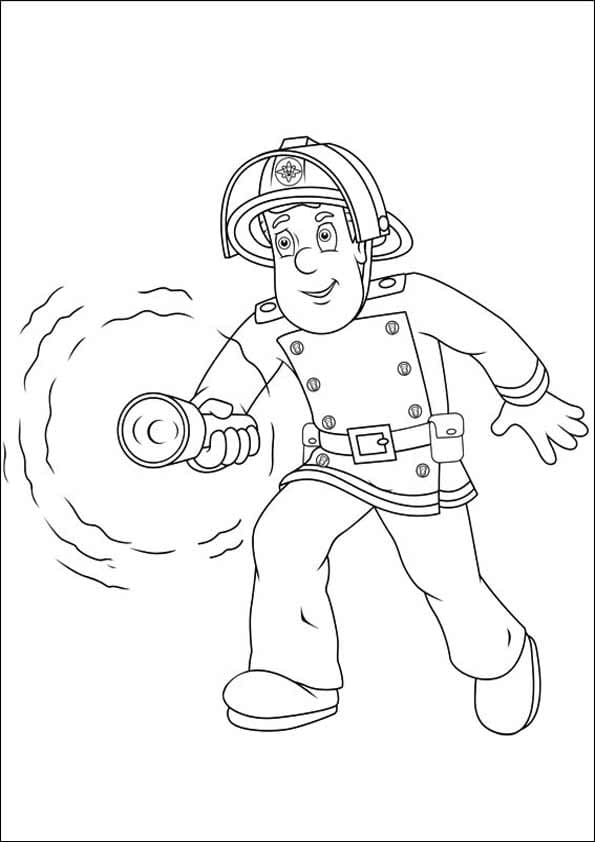 Ausmalbilder Feuerwehrmann Sam