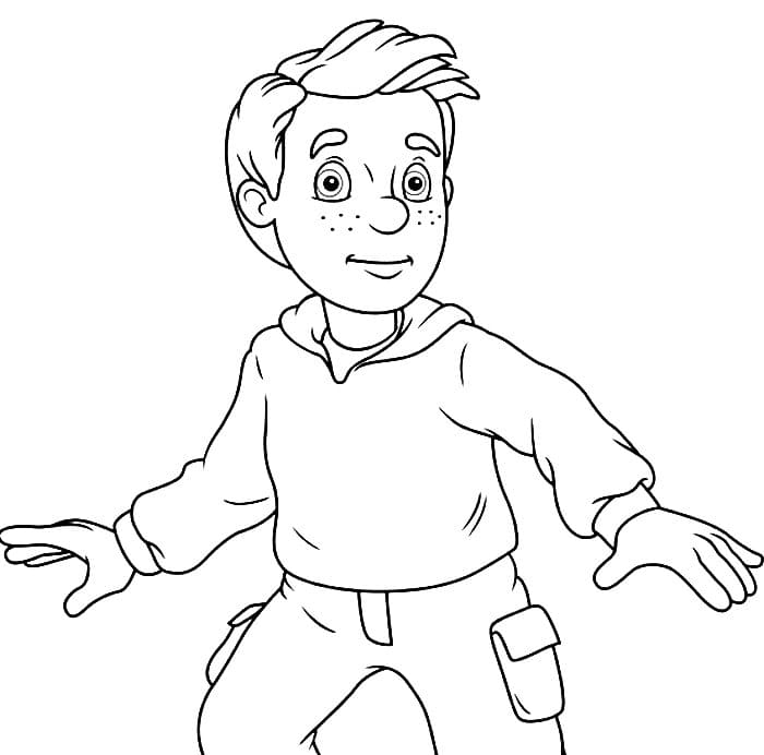 Coloring Pages Fireman Sam