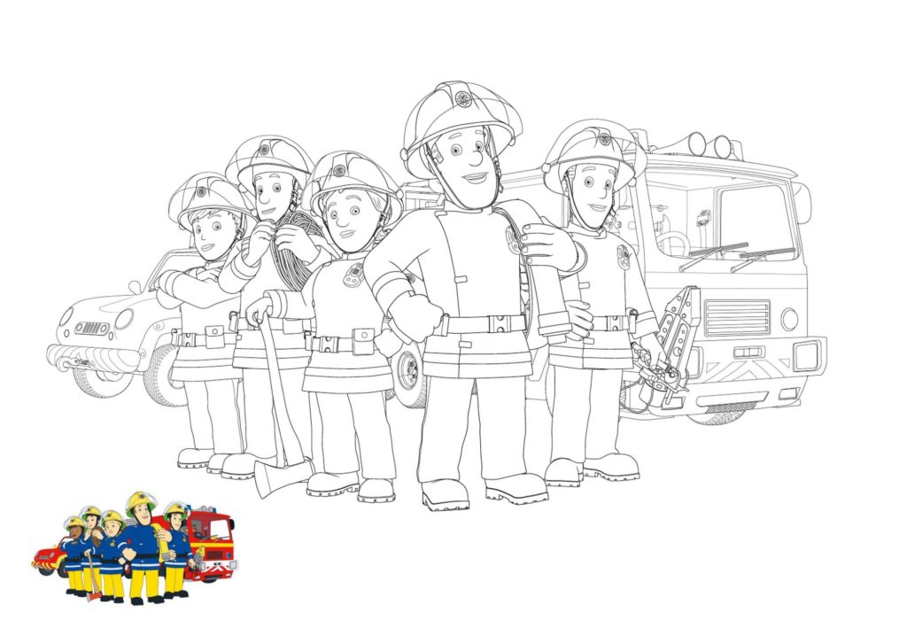 Coloring Pages Fireman Sam 100 Coloring Pages Print For Kids