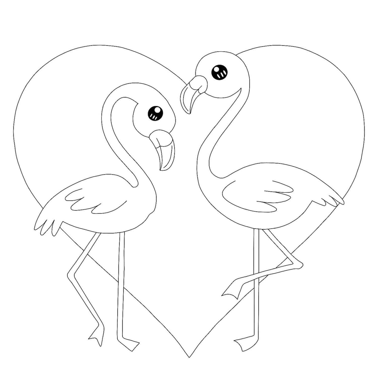 ausmalbilder flamingo  kostenlos zum ausdrucken