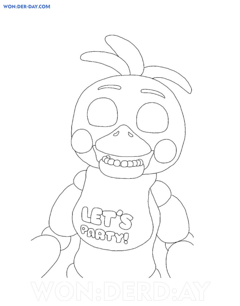 Dibujos de Five Nights at Freddy's para Colorear