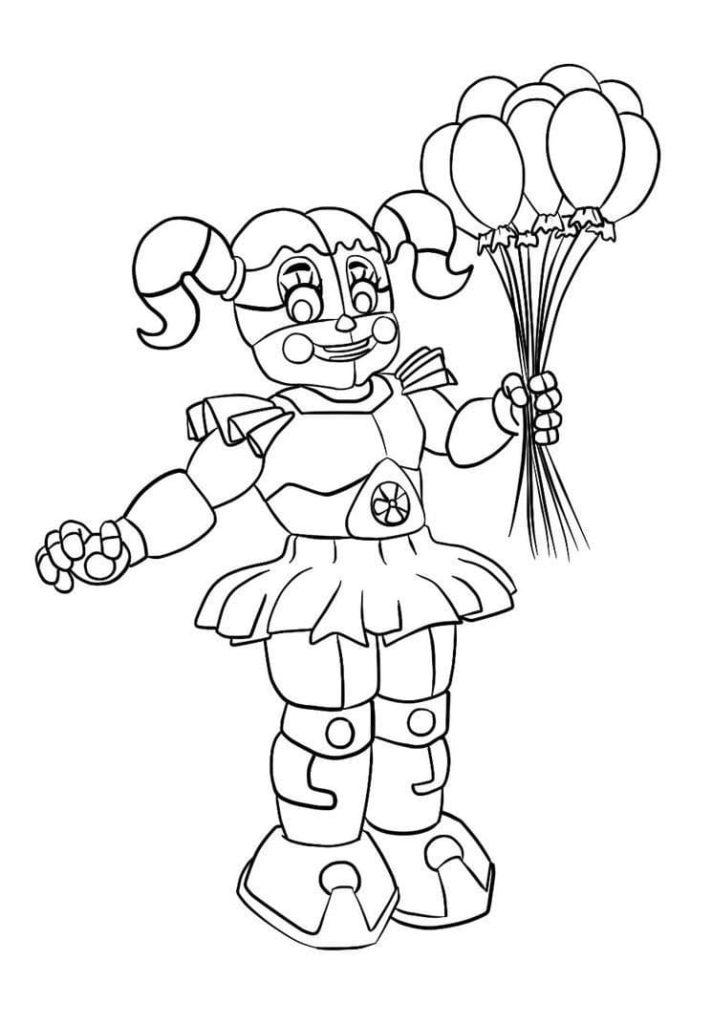 Desenhos de Five Nights at Freddy's para colorir