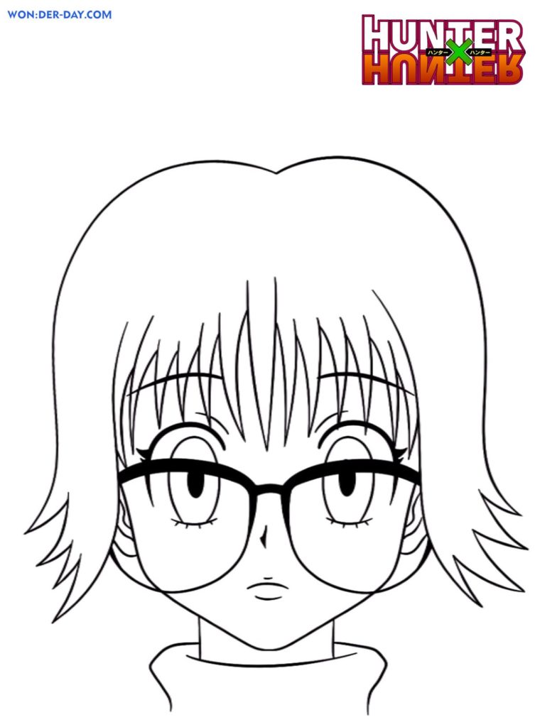 Coloring pages Hunter x Hunter. Print in A4 format