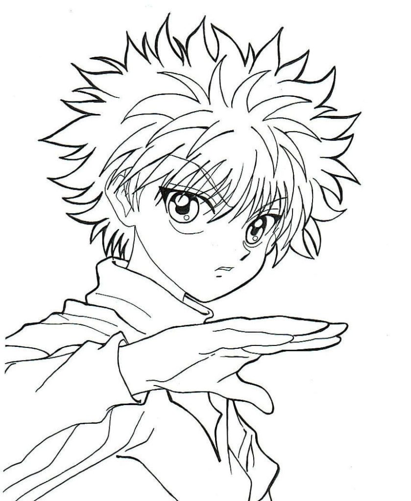Coloring pages Hunter x Hunter. Print in A20 format   WONDER DAY ...