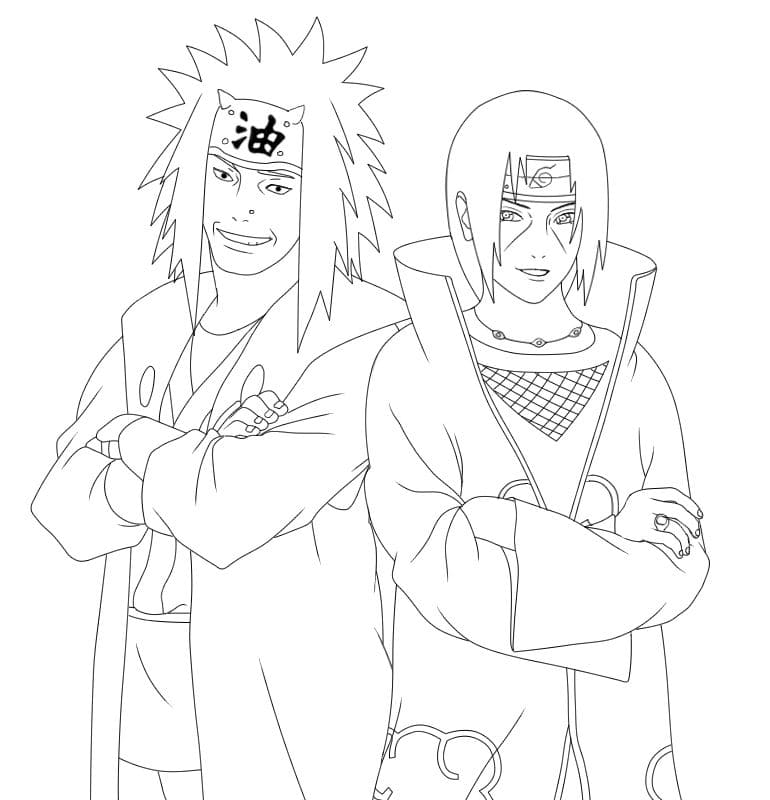 Itachi Uchiha coloring pages. Coloring pages for free printing