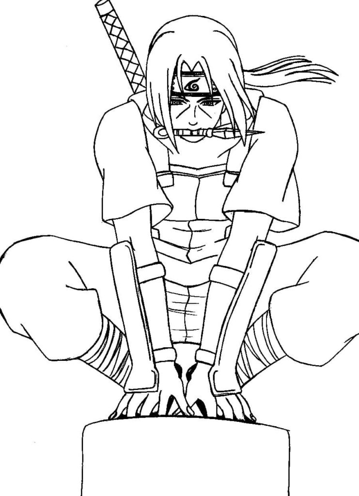 Itachi Uchiha coloring pages. Coloring pages for free printing
