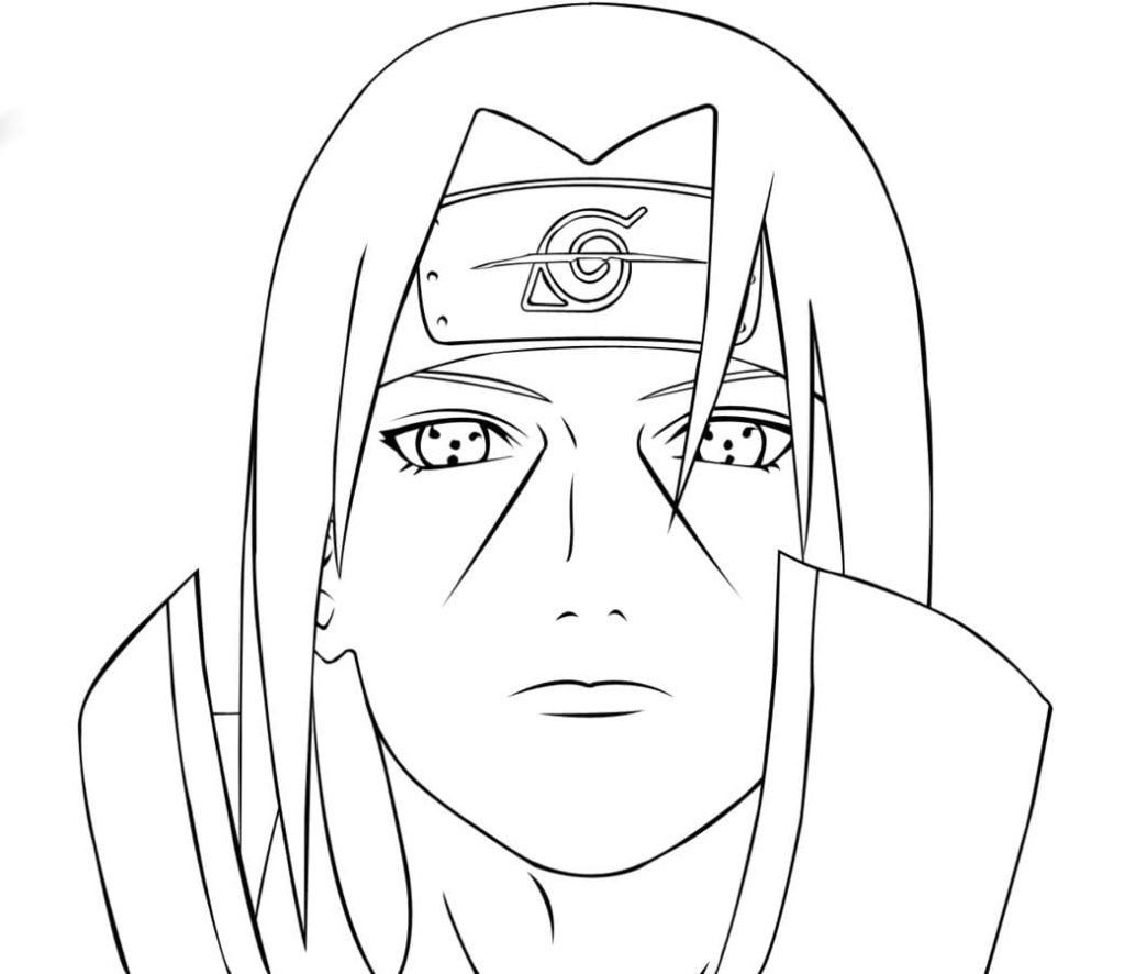 Ausmalbilder Itachi Uchiha