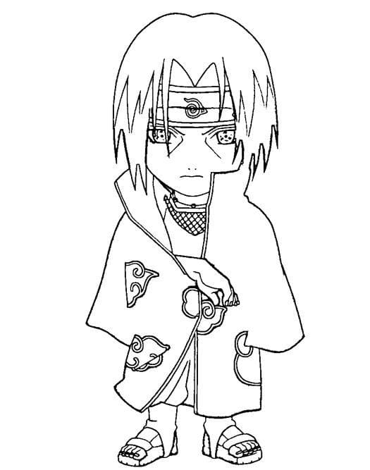  Coloriage  Itachi  Uchiha Coloriage  gratuit  imprimer