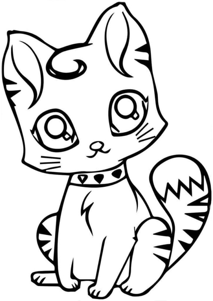Kitten Coloring pages