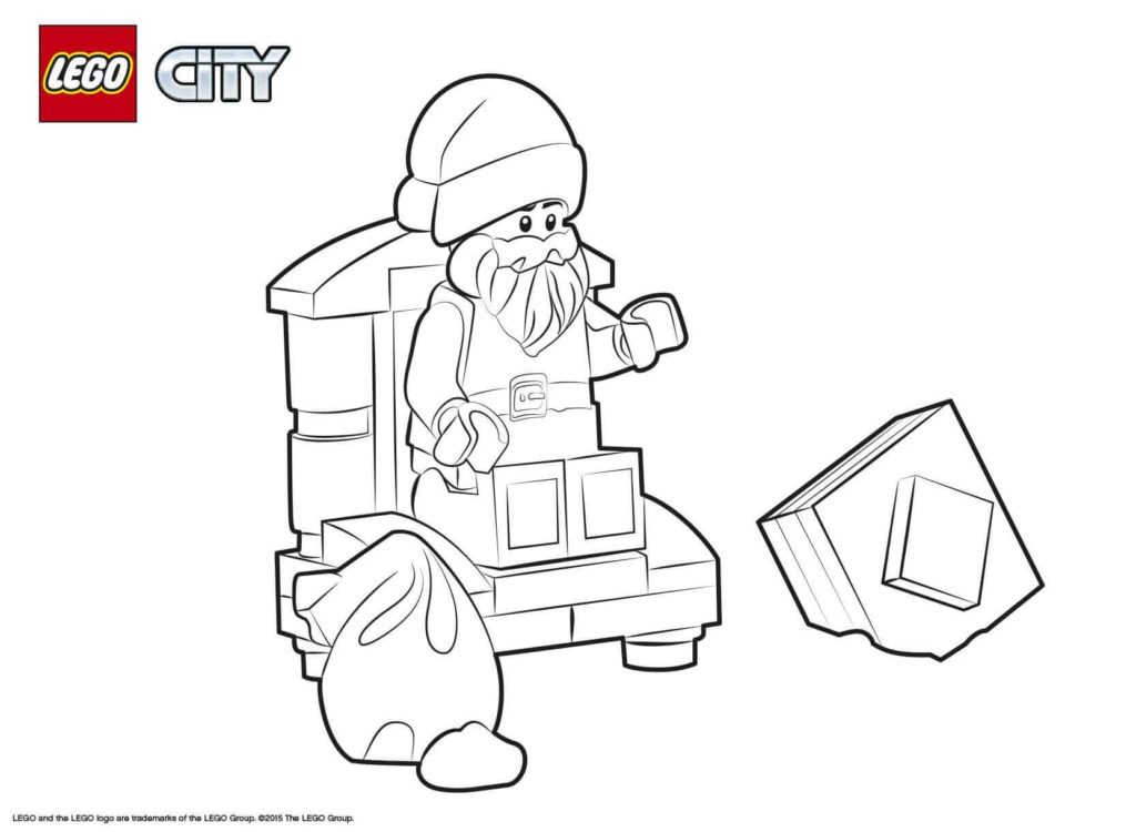 Desenhos de Lego City para colorir