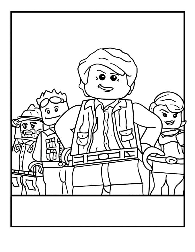 Lego City coloring pages. Free printable coloring pages