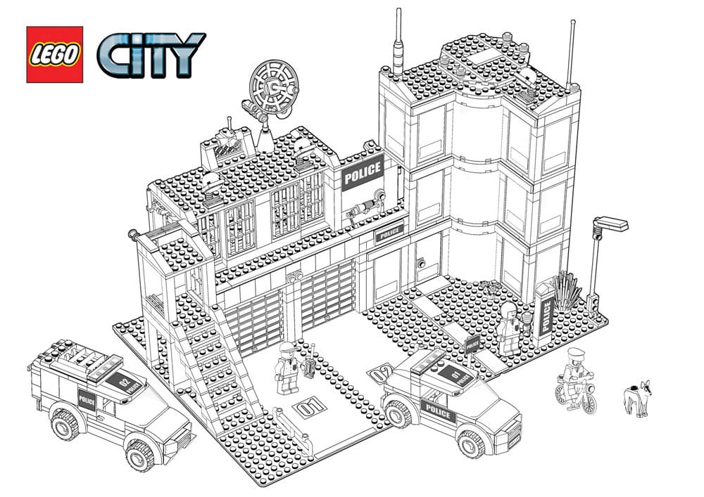 Coloriages Lego City