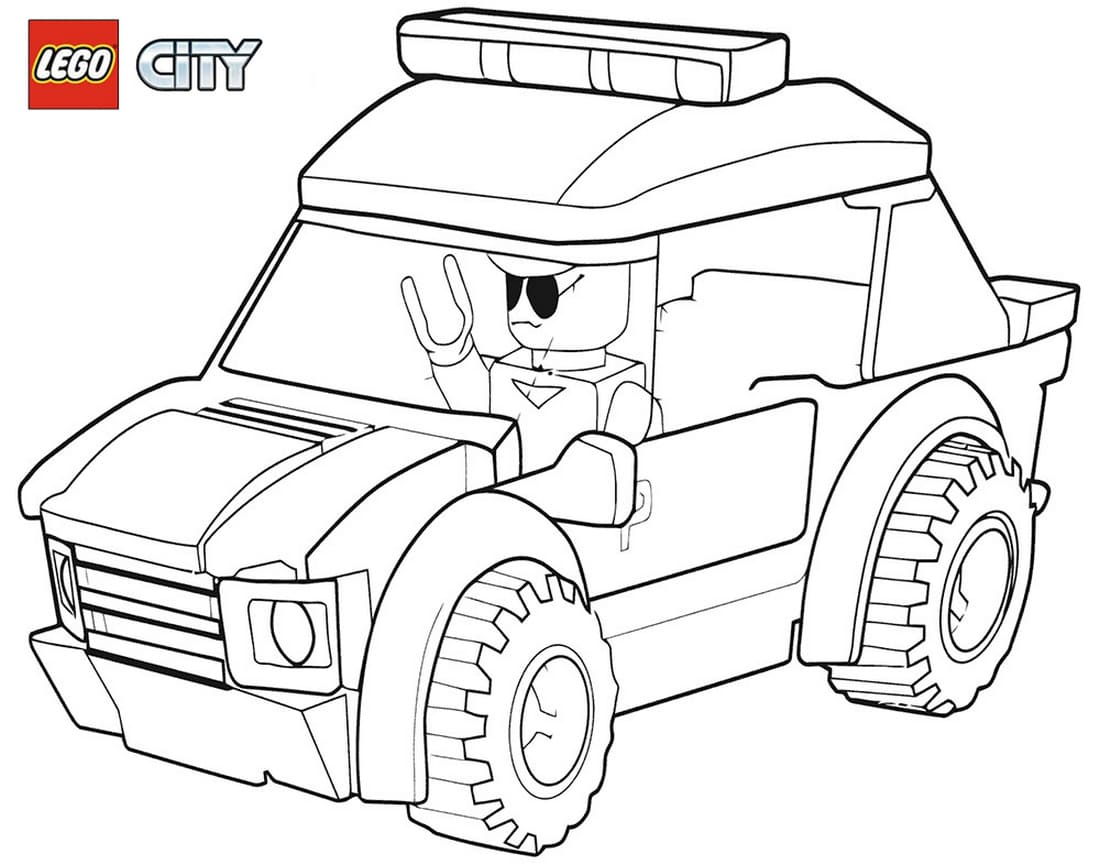 printable police building coloring pages