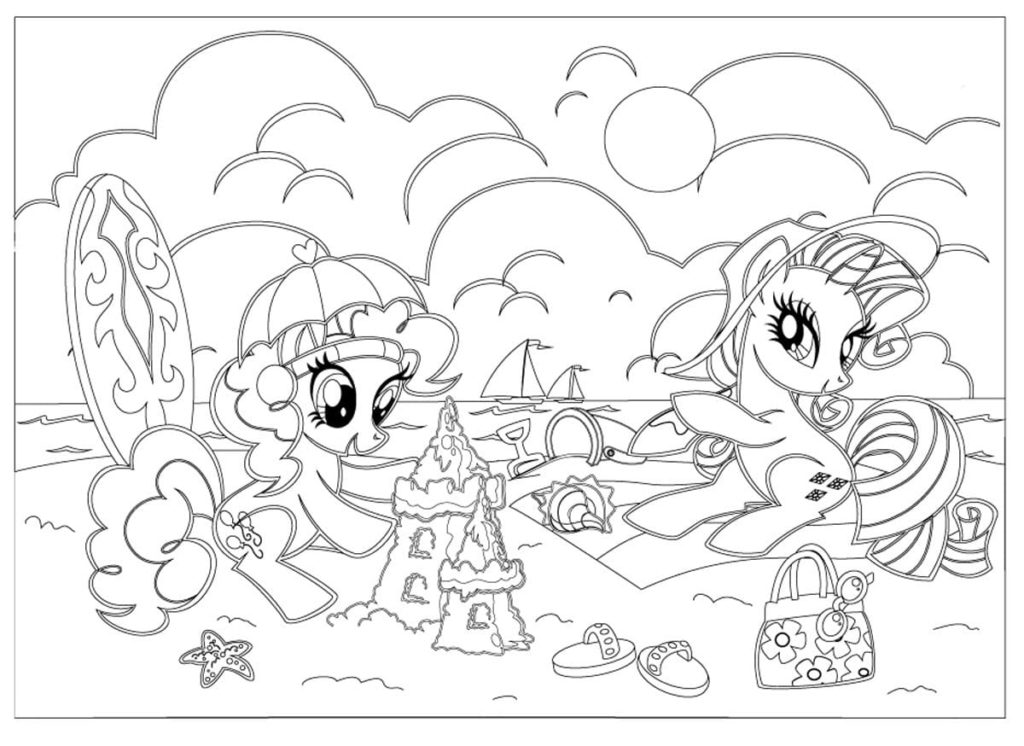 🦄🌈 My Little Pony Para Colorir