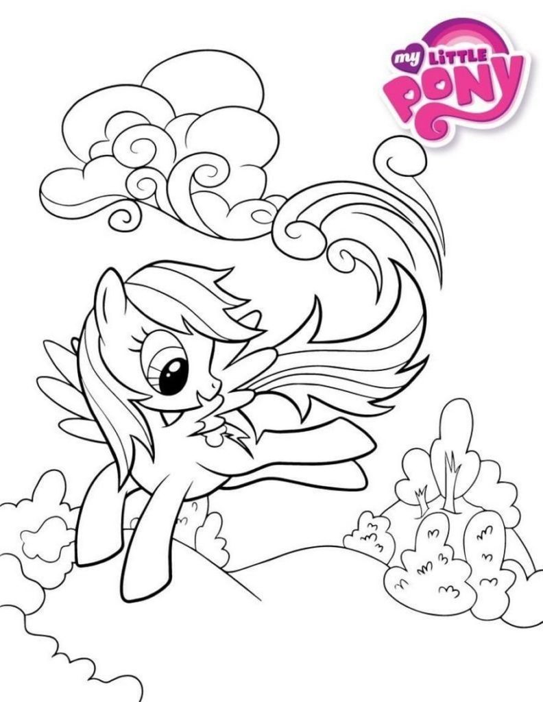 My Little Pony Coloring pages. 100 Free Coloring pages