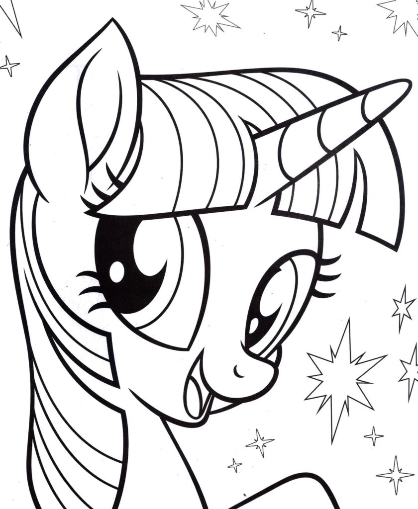 ▷ Desenhos de My Little Pony para colorir