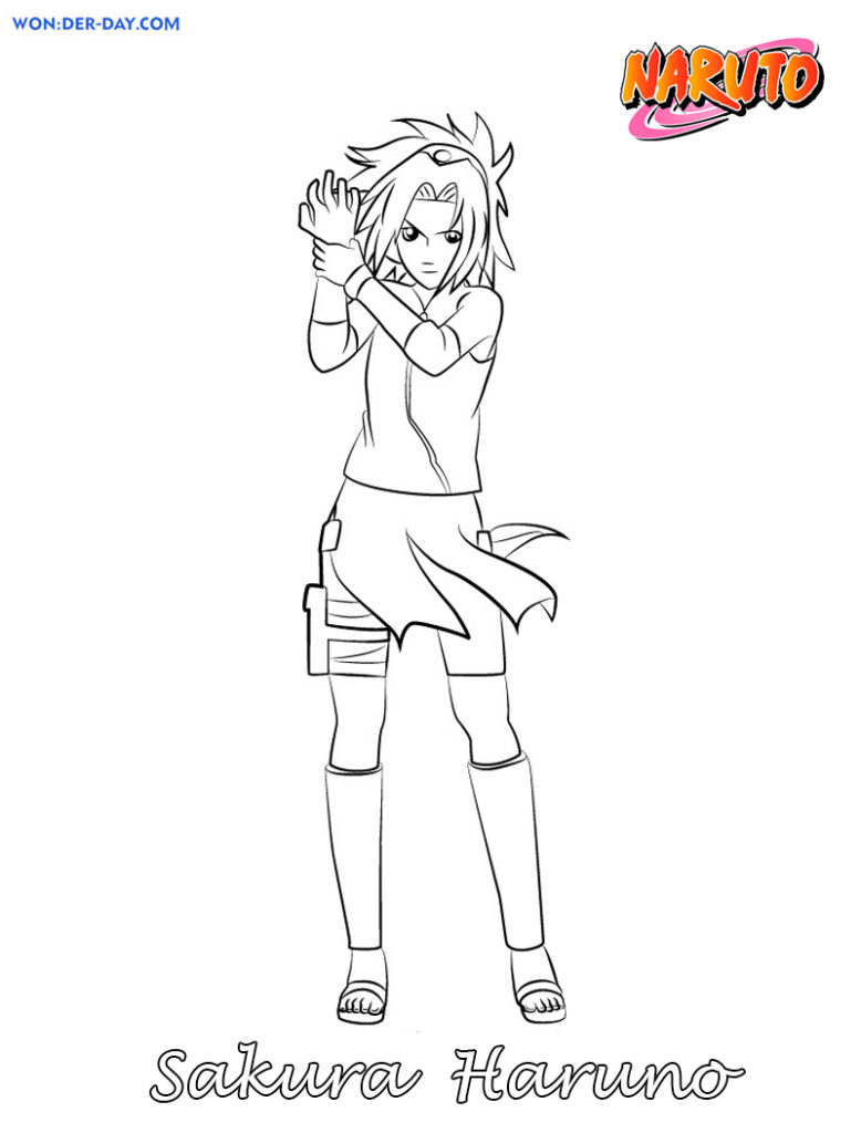 Naruto coloring pages