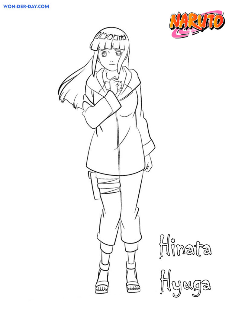 Hinata Hyuga Coloring Pages Photo - Hinata E Sakura Para Desenhar