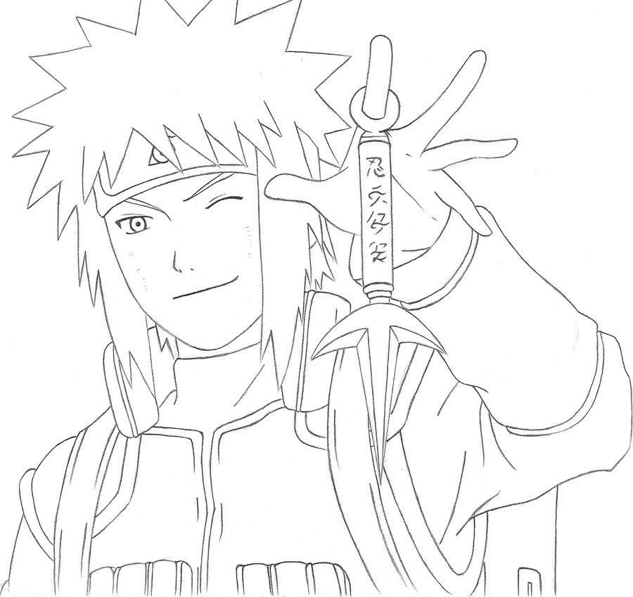  Collections Naruto Coloring Pages Minato  Best HD