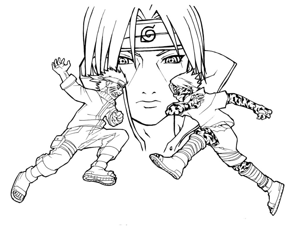 Naruto coloring pages